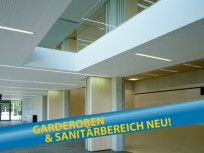 Garderoben & Sanitärbereich neu :: Umbau Wallerseehalle